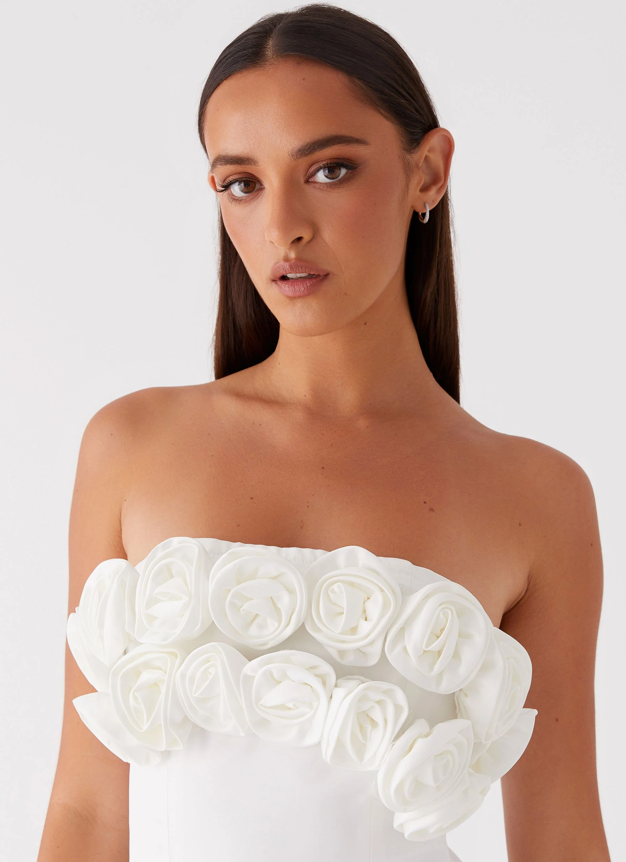 Bouquet Dream Mini Dress - White - Image 7