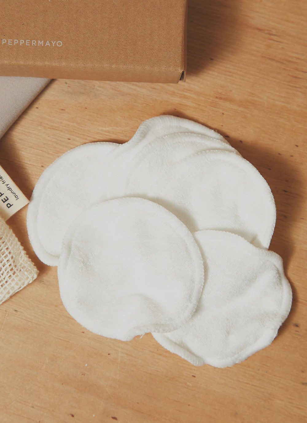 Eco Re-Usable Makeup Pads - Natural - Image 4
