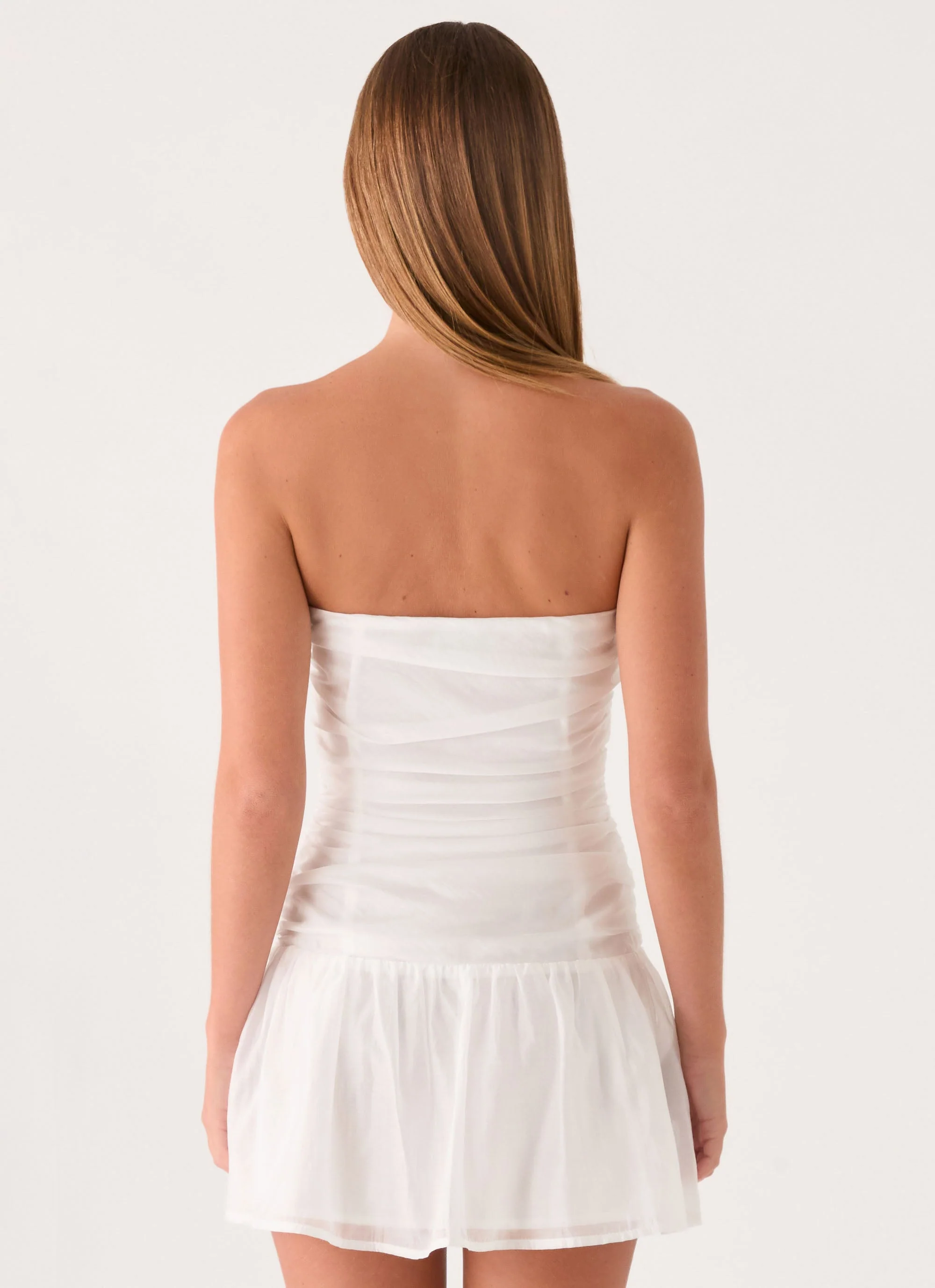 Eirwyn Mini Dress - White - Image 4