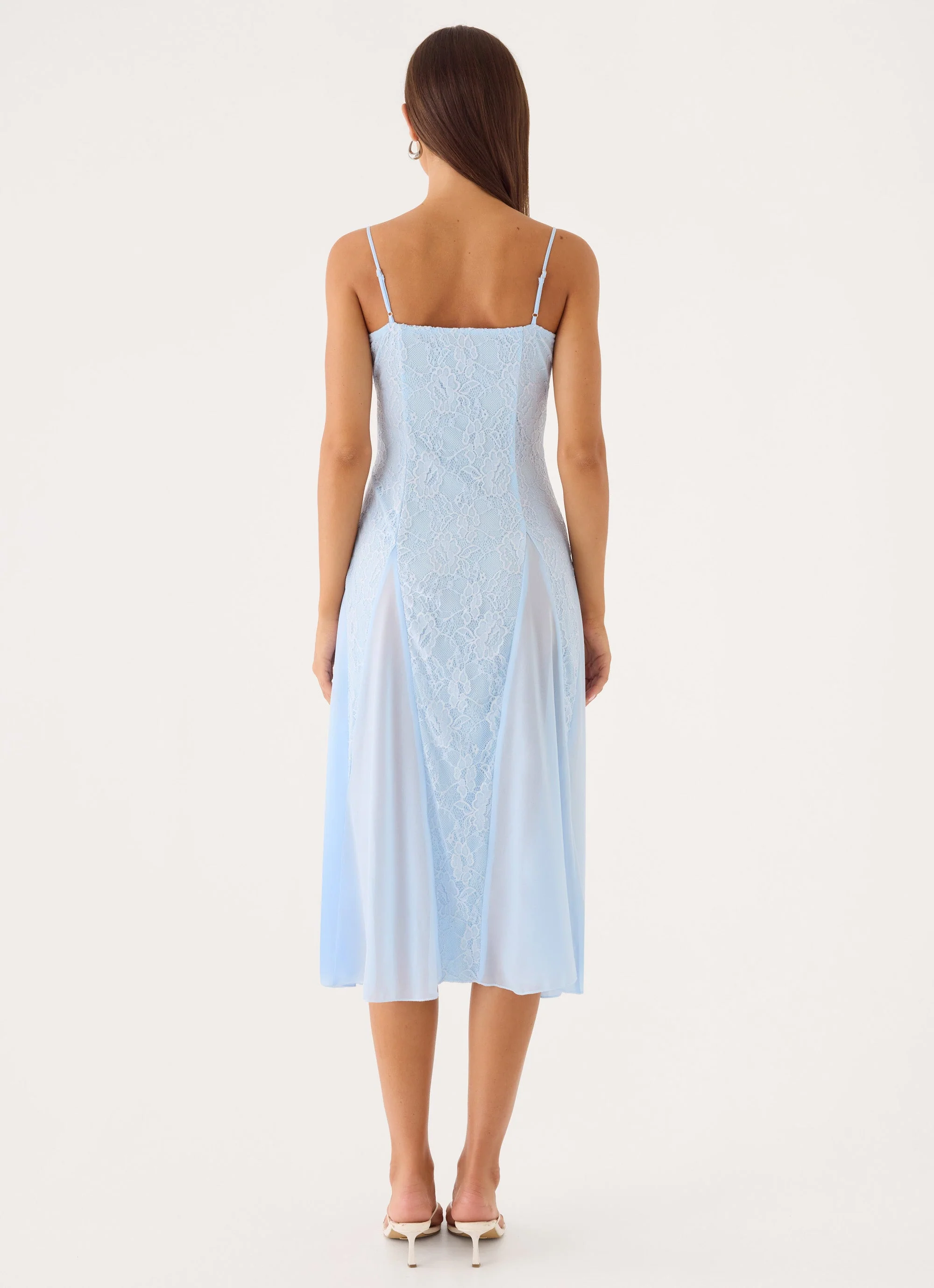 Erynda Midi Dress - Blue - Image 3