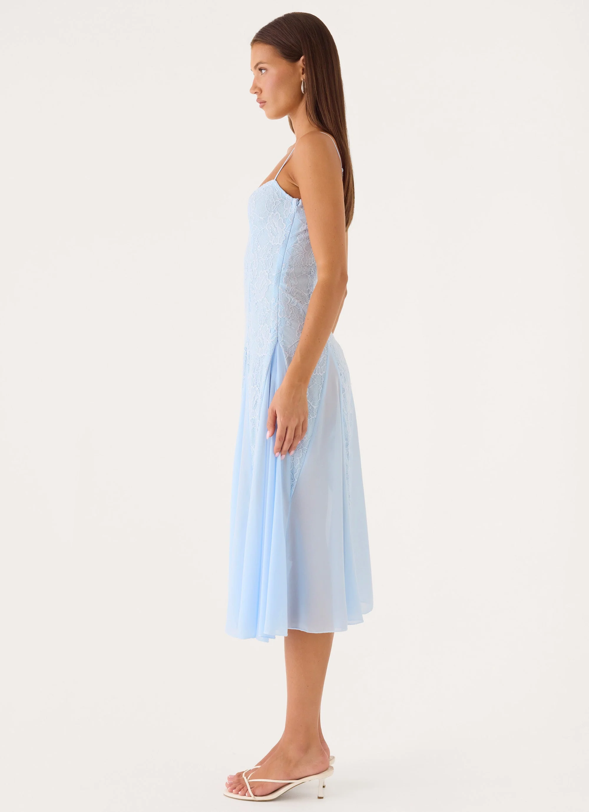 Erynda Midi Dress - Blue - Image 4