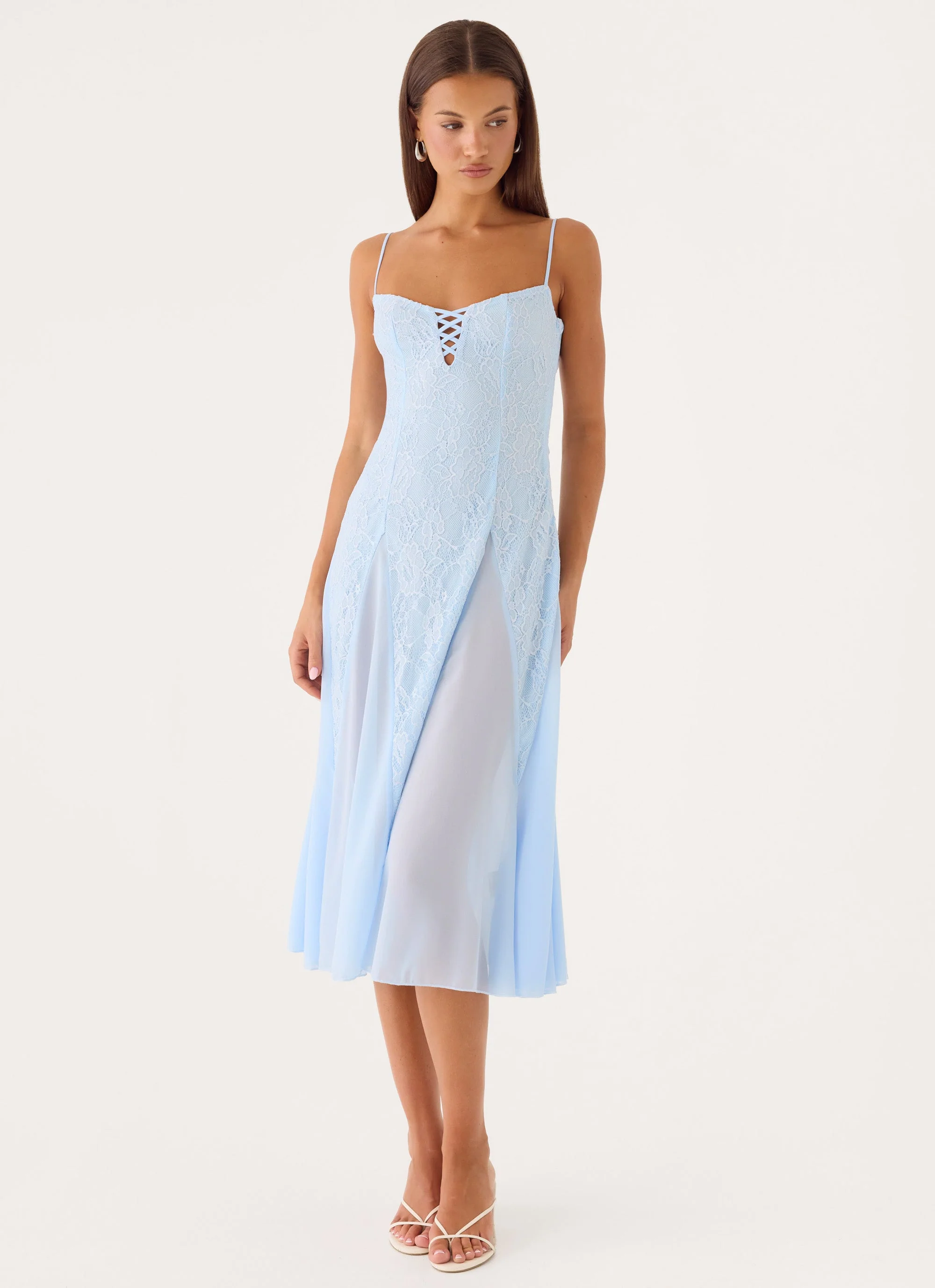 Erynda Midi Dress - Blue - Image 6