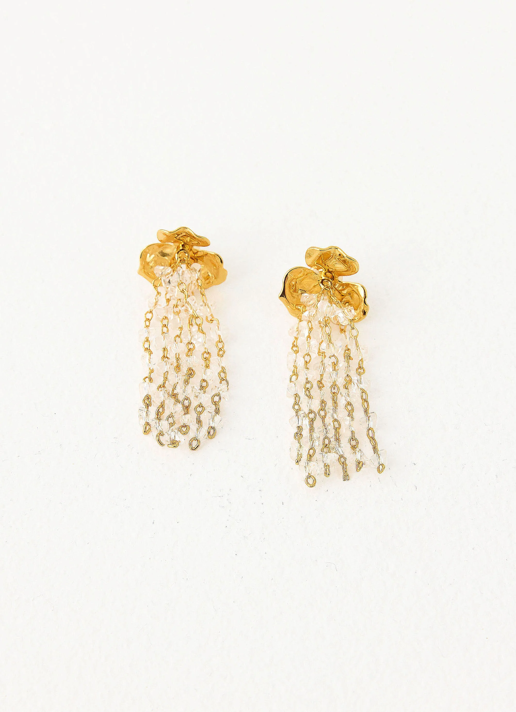 Golden Bloom Earrings - Gold