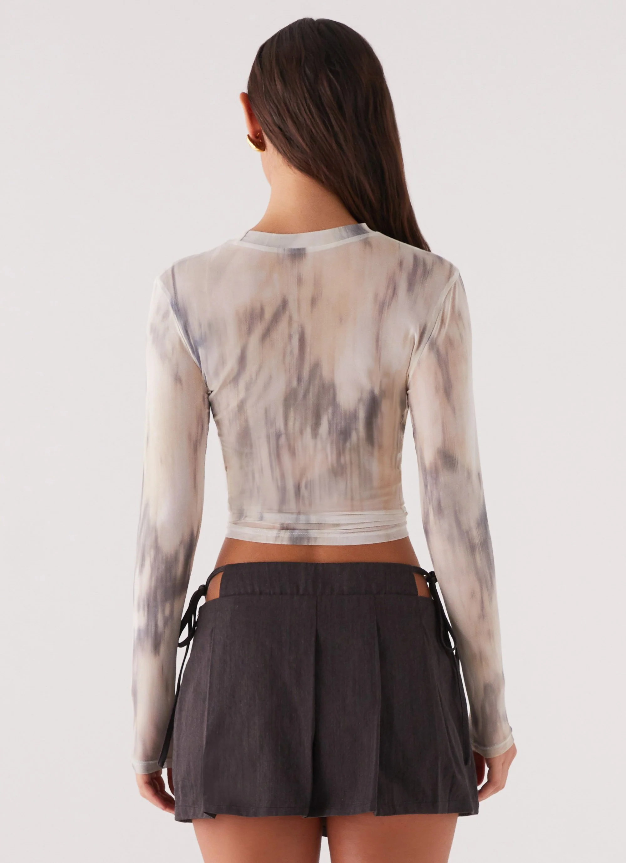 Golden Horizon Long Sleeve Top - Smoke - Image 3