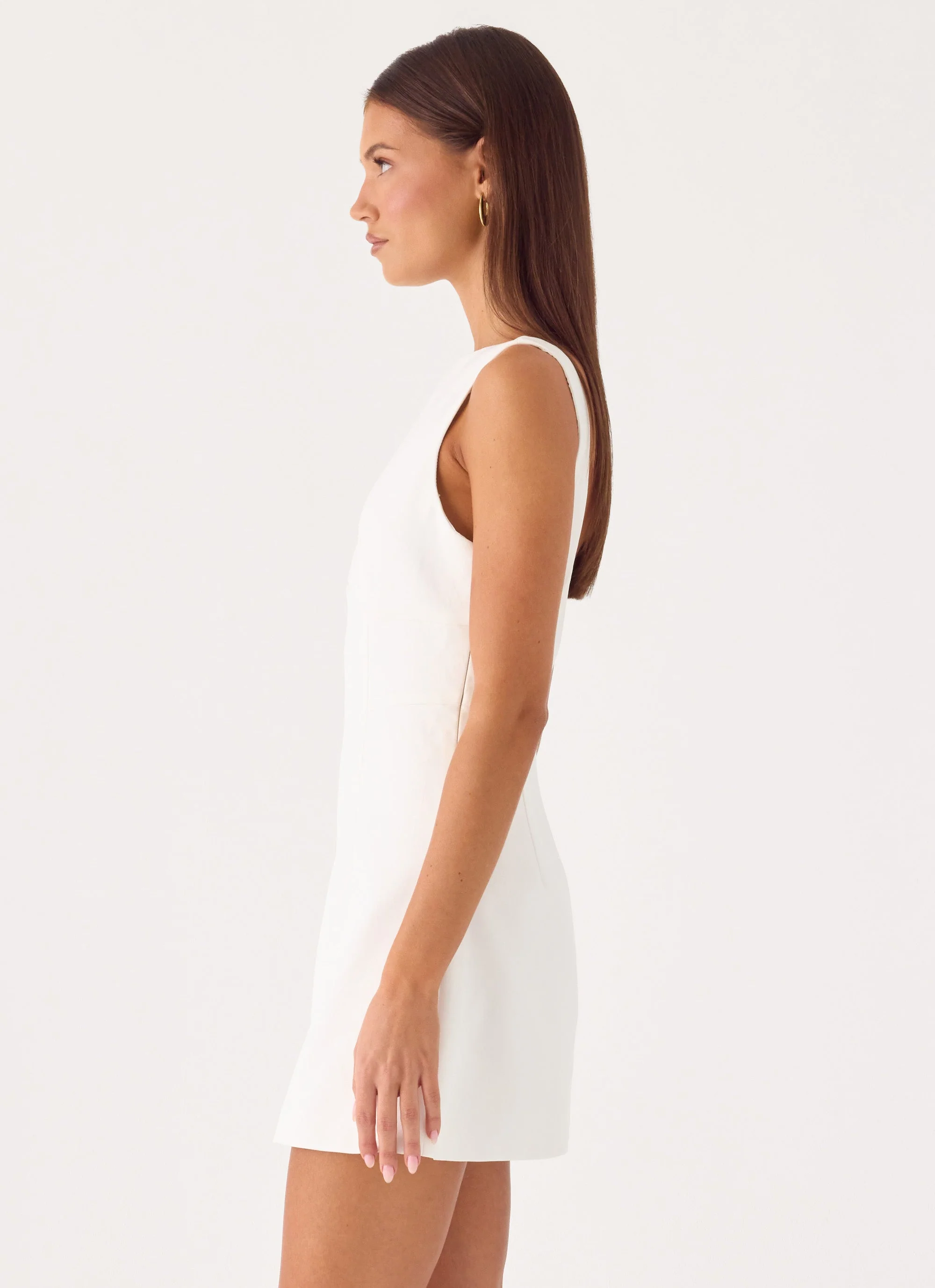 Lalita Mini Dress - White - Image 3