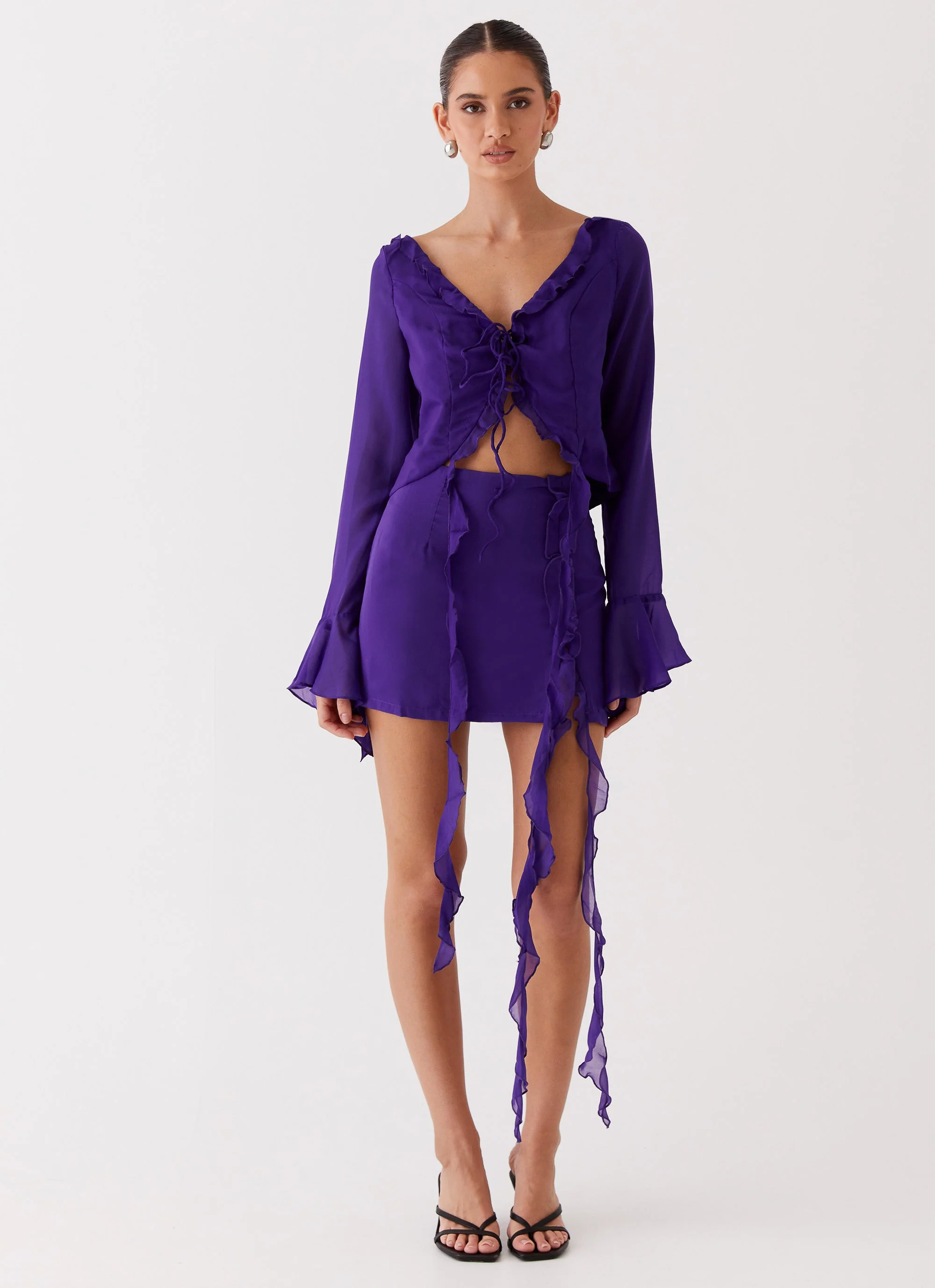 My Favourite Part Mini Skirt - Violet - Image 2