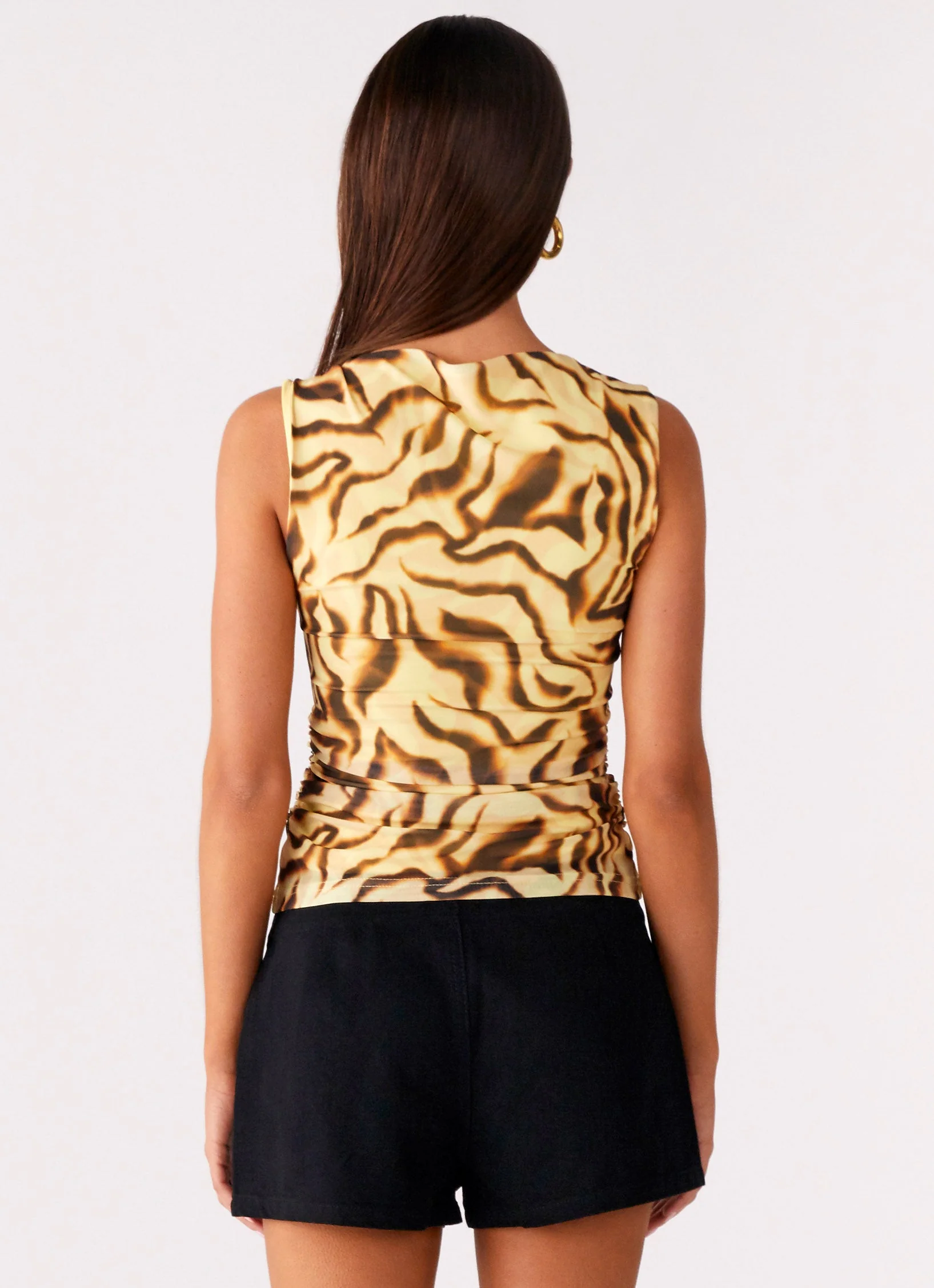 On Read Tank Top - Yellow Zebra - Image 2