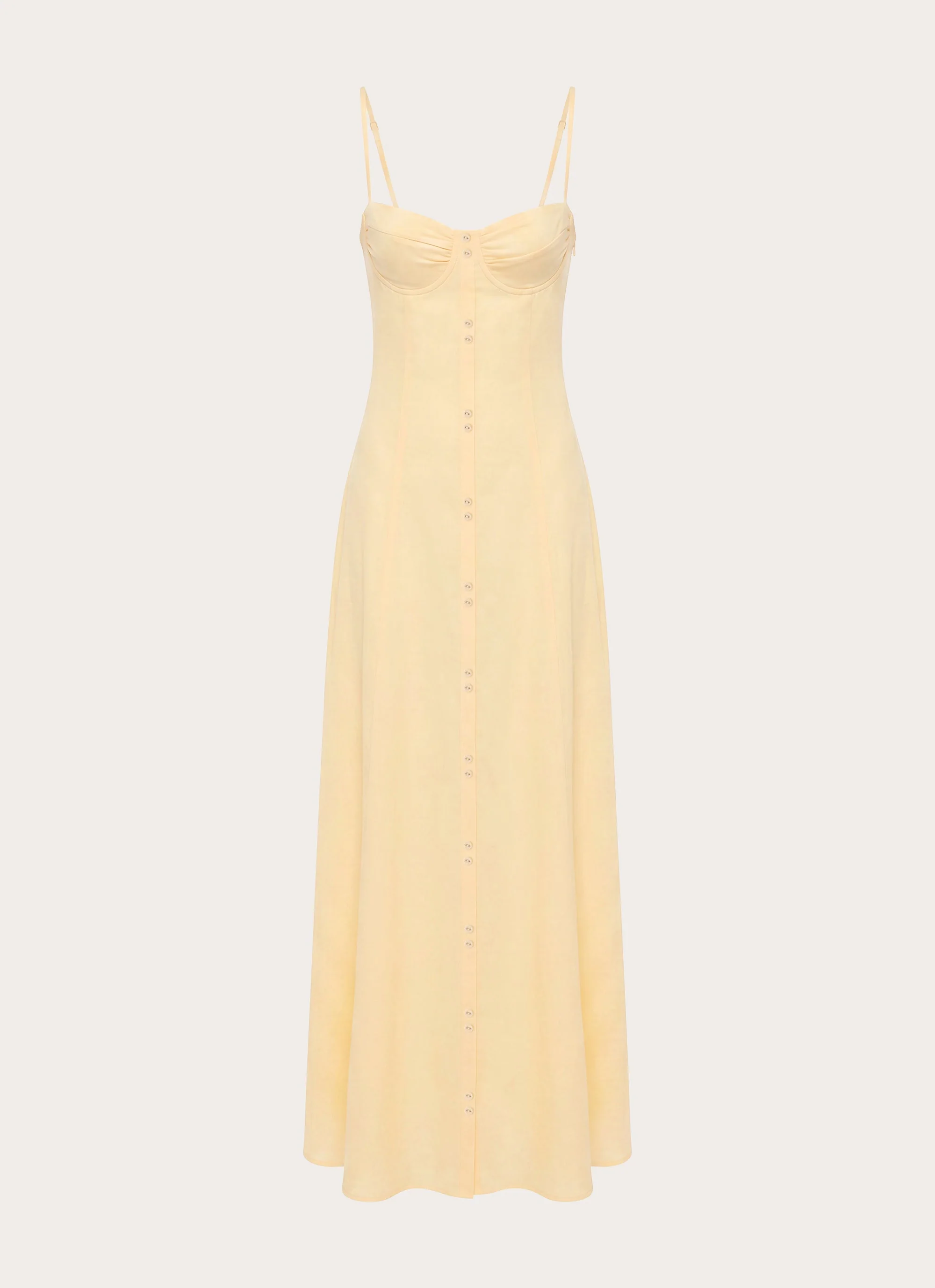 Samah Maxi Dress - Lemon - Image 2