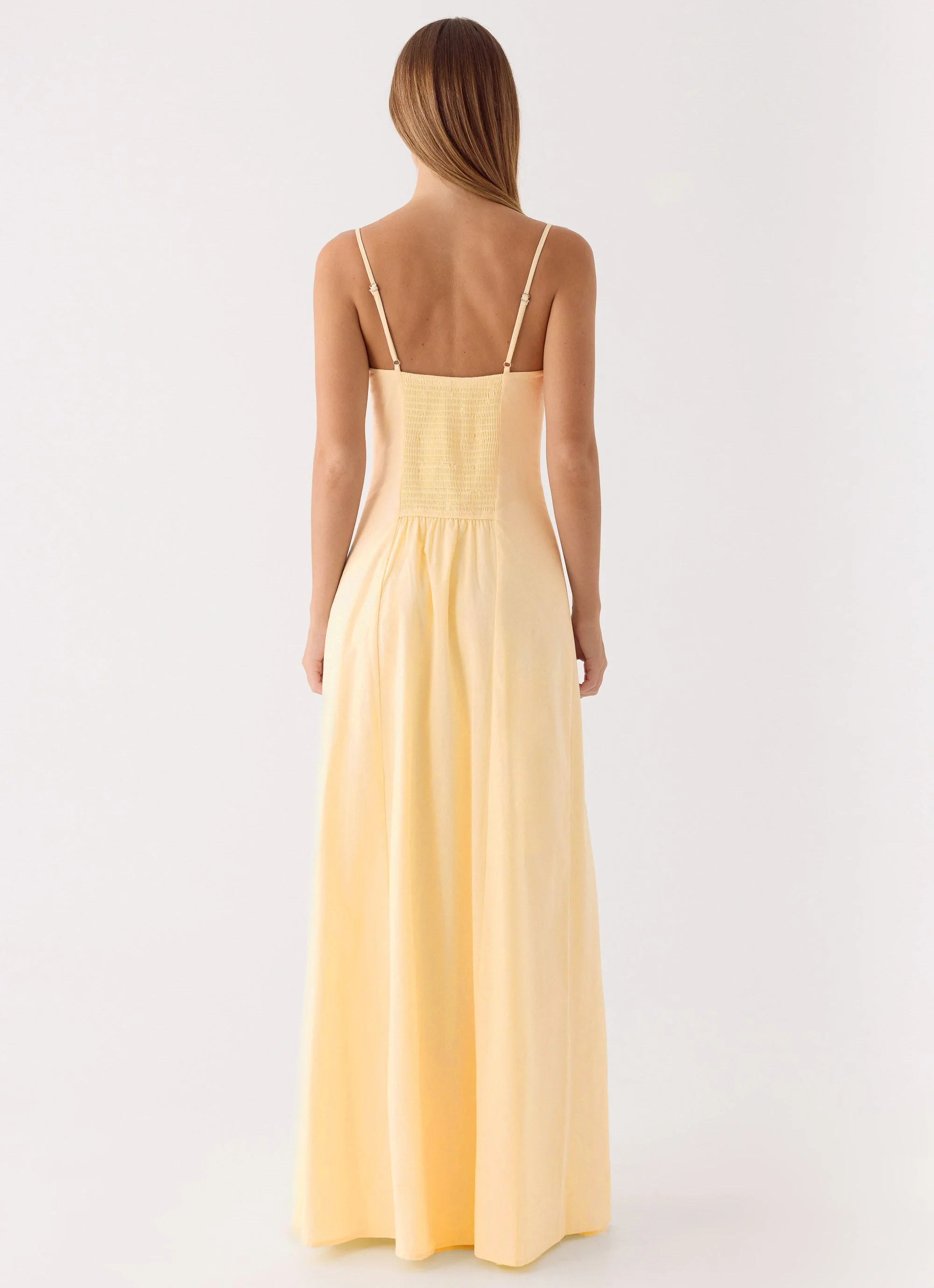 Samah Maxi Dress - Lemon - Image 4