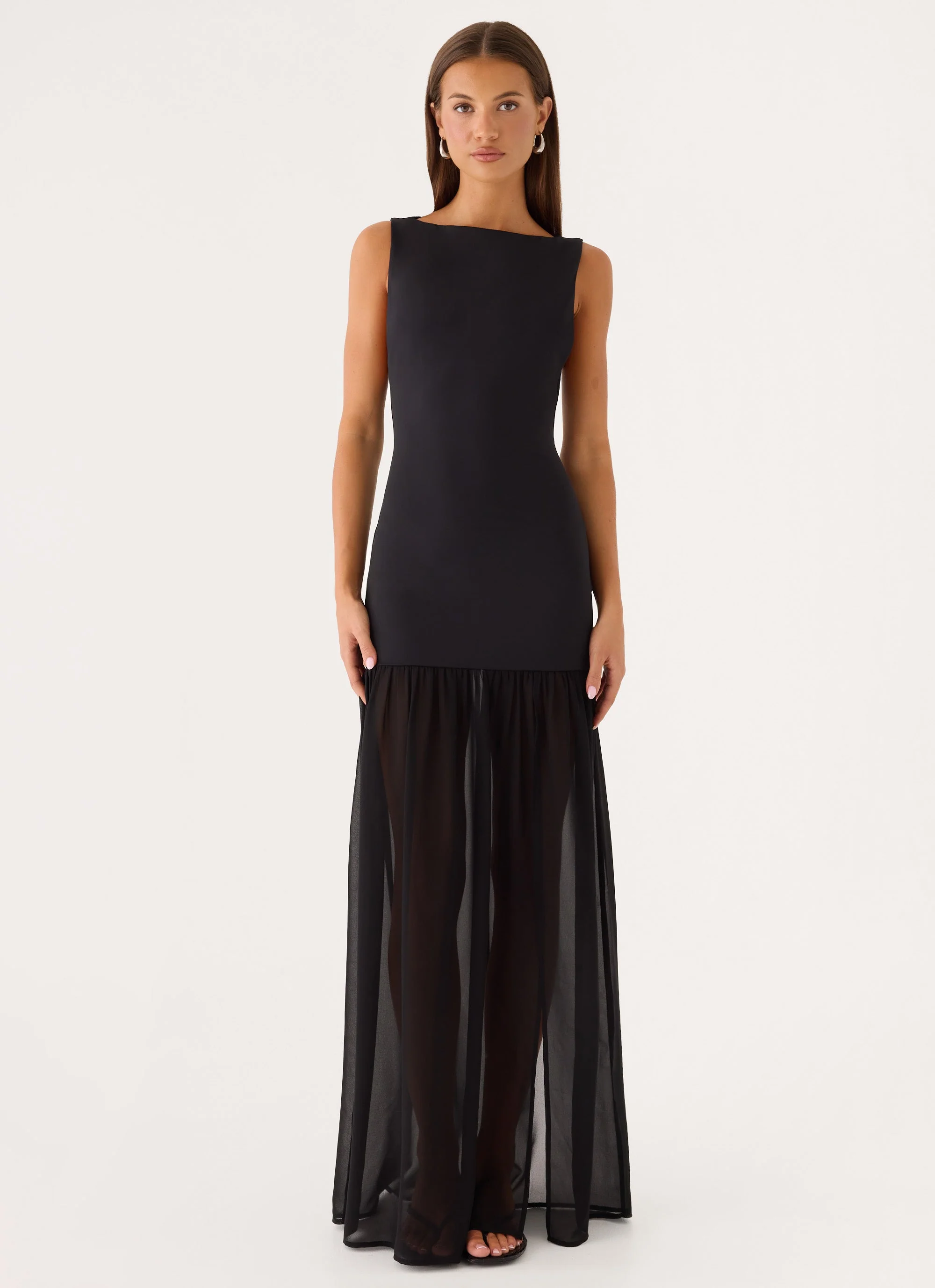 Seraphine Maxi Dress - Black - Image 6