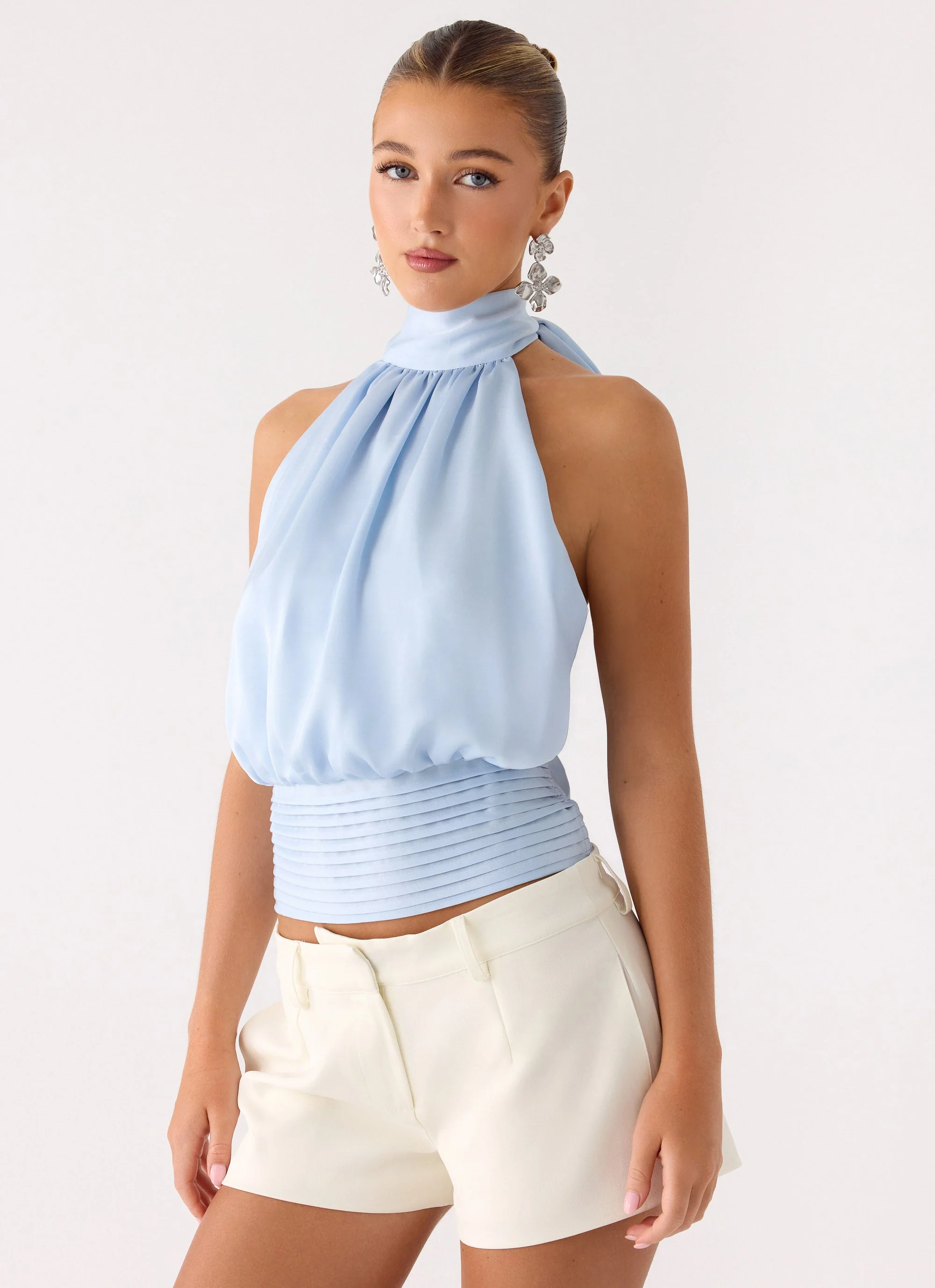 Willow Top - Pale Blue
